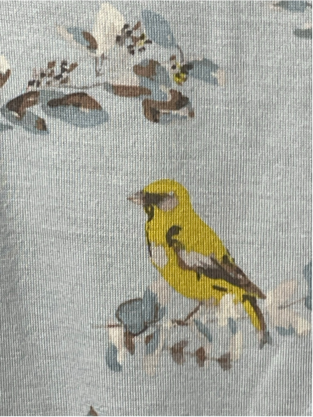 Baby Milkbarn blue Bird Print super soft bamboo Bodysuit 6-12 Months - Picture 3 of 7